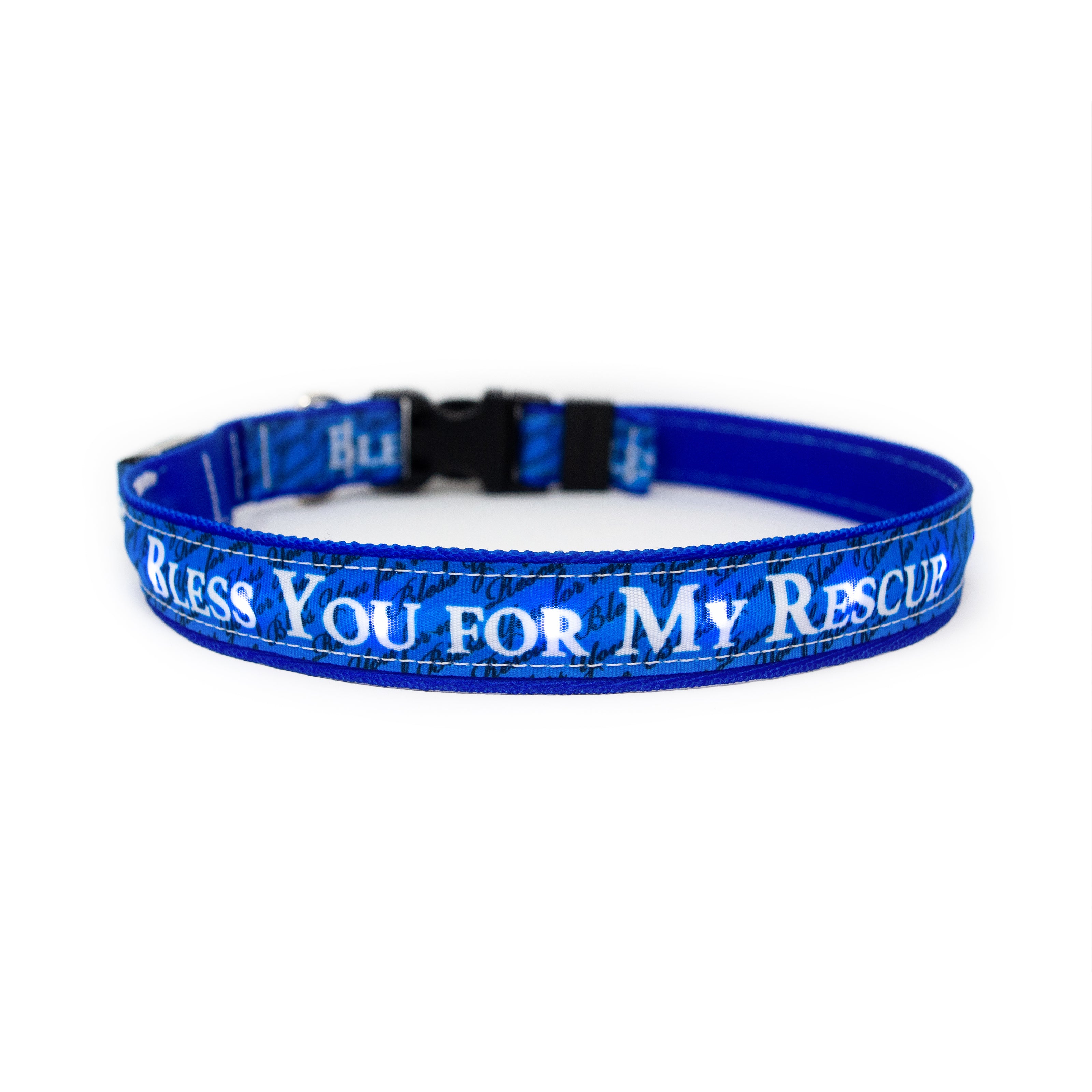 "Bless You For My Rescue" LED Light Up Collar