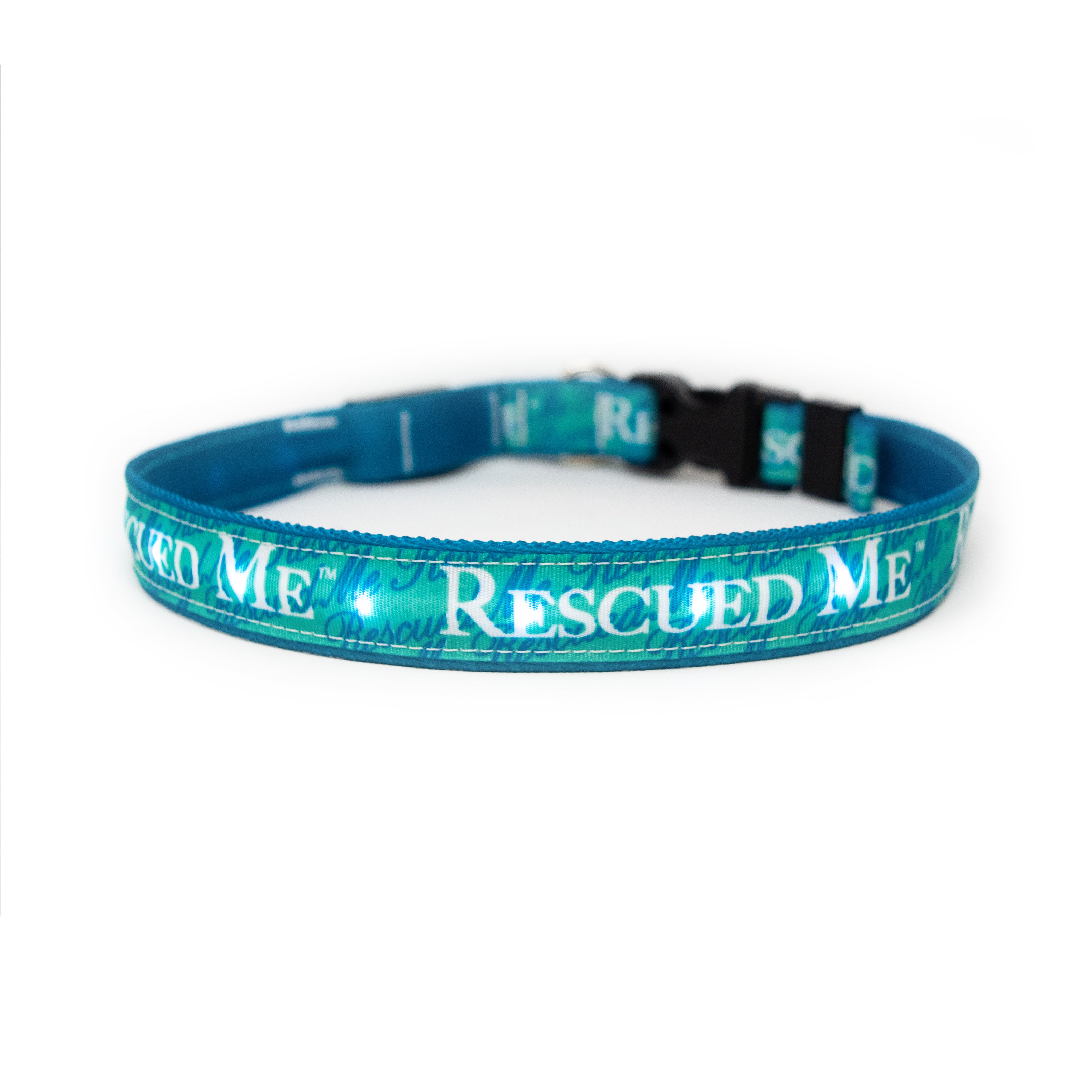 "Rescued Me" LED Light Up Collar